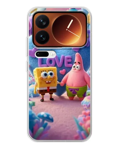 Чехол для Xiaomi 17 Pro с картинкой «Губка Боб Патрик»