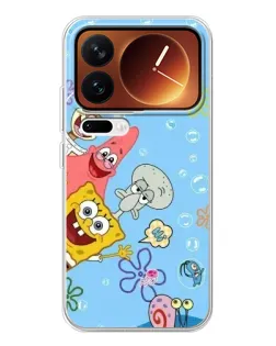 Чехол для Xiaomi 17 Pro с картинкой «Веселые пузырьки» Чехол для Xiaomi 17 Pro с картинкой «Веселые пузырьки»