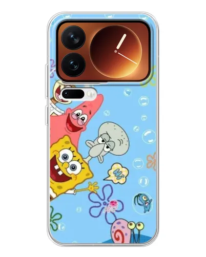 Чехол для Xiaomi 17 Pro с картинкой «Веселые пузырьки»