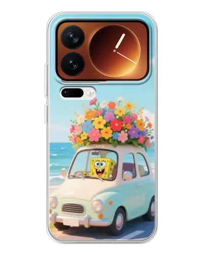 Чехол для Xiaomi 17 Pro с картинкой «Автомобильное путешествие»