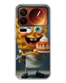 Чехол для Xiaomi 17 Pro с картинкой «Повар Спанч Боб» Чехол для Xiaomi 17 Pro с картинкой «Повар Спанч Боб»