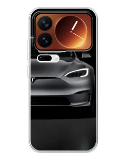 Чохол для Xiaomi 17 Pro з картинкою «Tesla Model S Look»
