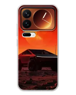 Чохол для Xiaomi 17 Pro з картинкою «Cybertruck на Марсі»
