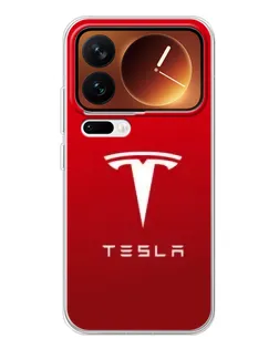 Чохол для Xiaomi 17 Pro з картинкою «Tesla Red Classic»
