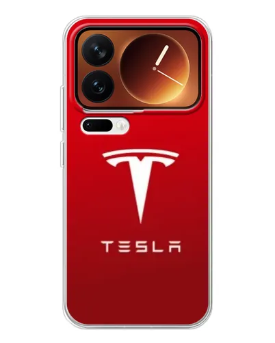 Чохол для Xiaomi 17 Pro з картинкою «Tesla Red Classic»