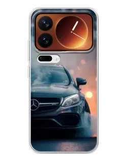 Чехол для Xiaomi 17 Pro с картинкой «Mercedes — ночной город» Чехол для Xiaomi 17 Pro с картинкой «Mercedes — ночной город»