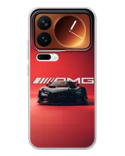 Чехол для Xiaomi 17 Pro с картинкой «Mercedes AMG — красная линия» Чехол для Xiaomi 17 Pro с картинкой «Mercedes AMG — красная линия»