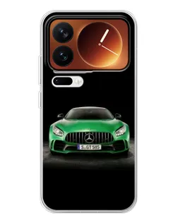 Чехол для Xiaomi 17 Pro с картинкой «Mercedes — неоновый лого» Чехол для Xiaomi 17 Pro с картинкой «Mercedes — неоновый лого»