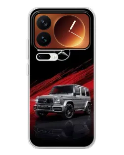 Чехол для Xiaomi 17 Pro с картинкой «Mercedes G-Class красный» Чехол для Xiaomi 17 Pro с картинкой «Mercedes G-Class красный»