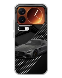 Чехол для Xiaomi 17 Pro с картинкой «Mercedes AMG — графика» Чехол для Xiaomi 17 Pro с картинкой «Mercedes AMG — графика»