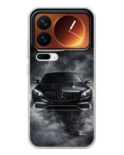 Чехол для Xiaomi 17 Pro с картинкой «Mercedes в дыму» Чехол для Xiaomi 17 Pro с картинкой «Mercedes в дыму»