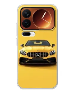 Чехол для Xiaomi 17 Pro с картинкой «Желтый Mercedes GT» Чехол для Xiaomi 17 Pro с картинкой «Желтый Mercedes GT»