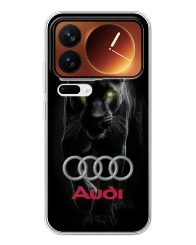 Чохол для Xiaomi 17 Pro з картинкою «Пантера та Audi» Чохол для Xiaomi 17 Pro з картинкою «Пантера та Audi»