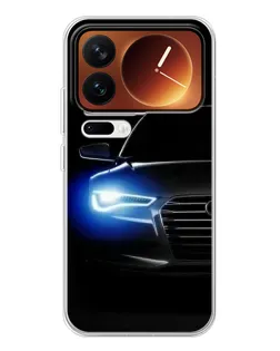 Чохол для Xiaomi 17 Pro з картинкою «Неоновий погляд Audi»