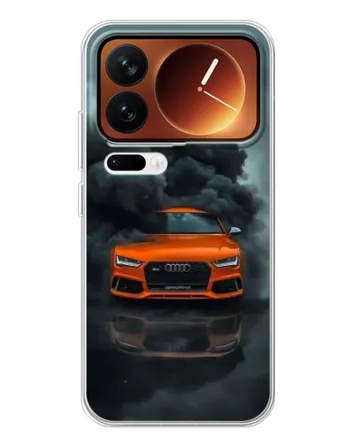 Чохол для Xiaomi 17 Pro з картинкою «Audi у хмарах диму» Чохол для Xiaomi 17 Pro з картинкою «Audi у хмарах диму»