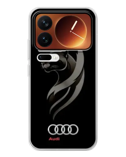 Чохол для Xiaomi 17 Pro з картинкою «Графіка — пантера та Audi» Чохол для Xiaomi 17 Pro з картинкою «Графіка — пантера та Audi»