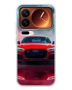 Чохол для Xiaomi 17 Pro з картинкою «Audi RS — червоний стиль»