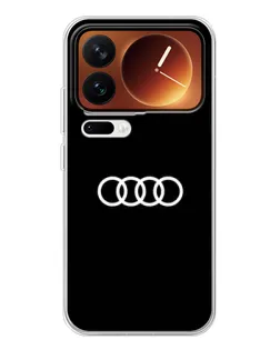 Чохол для Xiaomi 17 Pro з картинкою «Audi White Logo»
