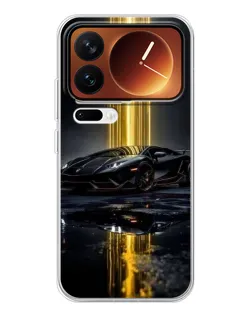Чохол для Xiaomi 17 Pro з картинкою «Нічний Lamborghini драйв»