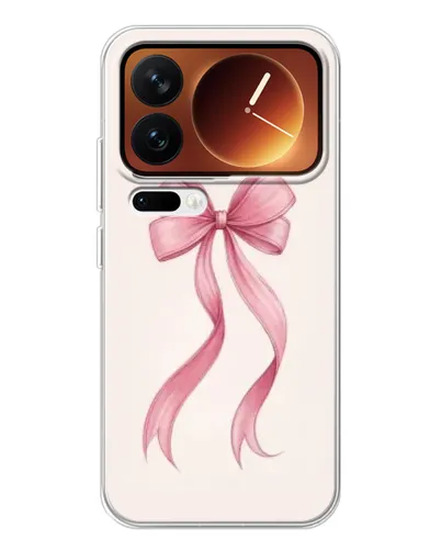 Чохол для Xiaomi 17 Pro з картинкою «Рожевий бант» Чохол для Xiaomi 17 Pro з картинкою «Рожевий бант»
