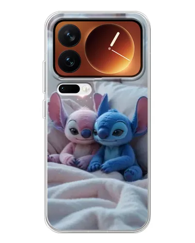 Чехол для Xiaomi 17 Pro с картинкой «Плюшевые Стич Ангел» Чехол для Xiaomi 17 Pro с картинкой «Плюшевые Стич Ангел»