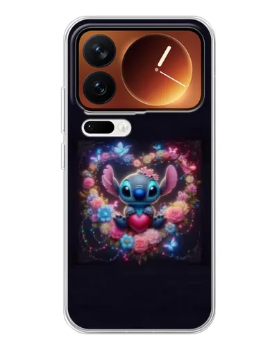 Чехол для Xiaomi 17 Pro с картинкой «Stitch в цветах» Чехол для Xiaomi 17 Pro с картинкой «Stitch в цветах»