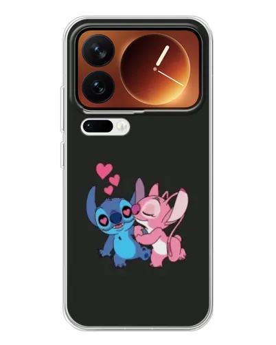 Чехол для Xiaomi 17 Pro с картинкой «Анжел целует Стича» Чехол для Xiaomi 17 Pro с картинкой «Анжел целует Стича»