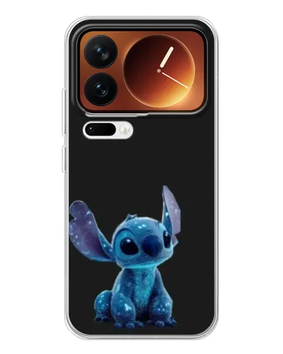 Чехол для Xiaomi 17 Pro с картинкой «Стич на черном» Чехол для Xiaomi 17 Pro с картинкой «Стич на черном»