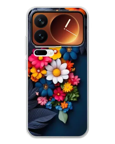 Чохол для Xiaomi 17 Pro з картинкою «Квіткова феєрія» Чохол для Xiaomi 17 Pro з картинкою «Квіткова феєрія»