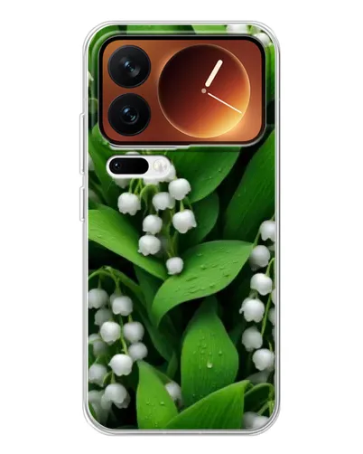 Чохол для Xiaomi 17 Pro з картинкою «Конвалії в зелені» Чохол для Xiaomi 17 Pro з картинкою «Конвалії в зелені»