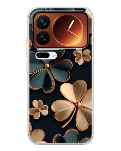 Чохол для Xiaomi 17 Pro з картинкою «Конюшина в золоті» Чохол для Xiaomi 17 Pro з картинкою «Конюшина в золоті»