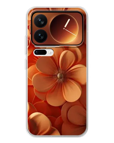 Чохол для Xiaomi 17 Pro з картинкою «Помаранчева макро квітка» Чохол для Xiaomi 17 Pro з картинкою «Помаранчева макро квітка»