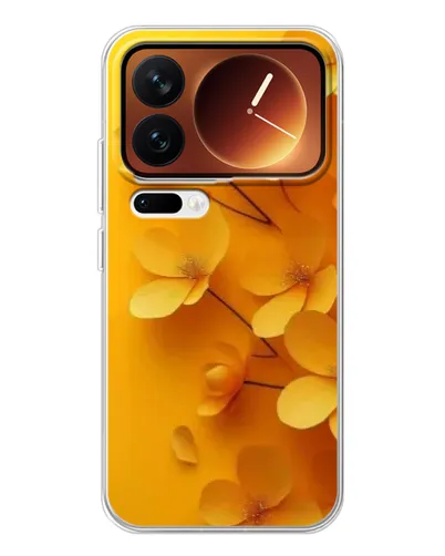 Чохол для Xiaomi 17 Pro з картинкою «Золоті пелюстки» Чохол для Xiaomi 17 Pro з картинкою «Золоті пелюстки»