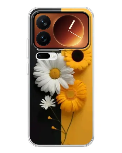 Чохол для Xiaomi 17 Pro з картинкою «Соняшник та ромашка» Чохол для Xiaomi 17 Pro з картинкою «Соняшник та ромашка»
