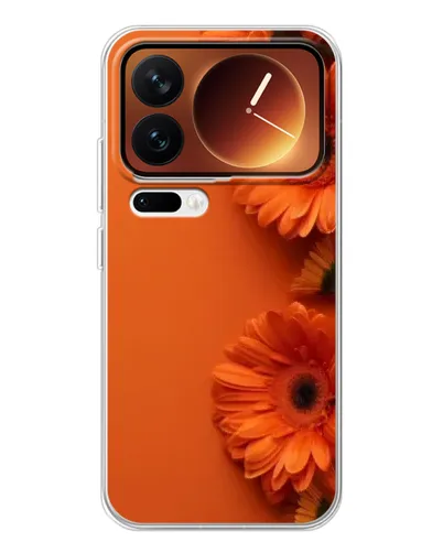 Чохол для Xiaomi 17 Pro з картинкою «Помаранчеві гербери» Чохол для Xiaomi 17 Pro з картинкою «Помаранчеві гербери»