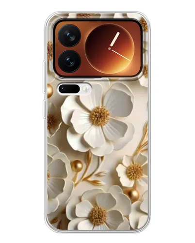 Чохол для Xiaomi 17 Pro з картинкою «Білі паперові квіти» Чохол для Xiaomi 17 Pro з картинкою «Білі паперові квіти»