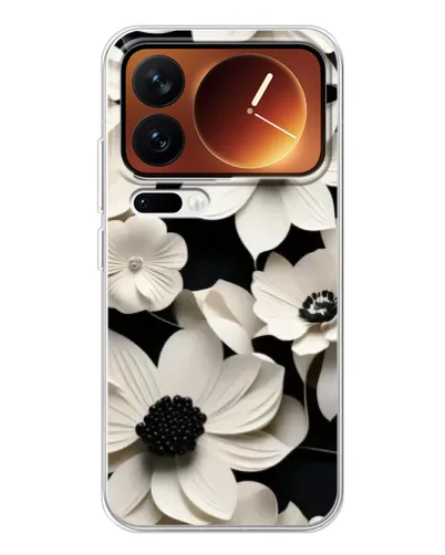 Чохол для Xiaomi 17 Pro з картинкою «Об'ємні білі квіти» Чохол для Xiaomi 17 Pro з картинкою «Об'ємні білі квіти»