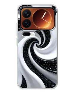 Чехол для Xiaomi 17 Pro с картинкой «Черно-белая спираль» Чехол для Xiaomi 17 Pro с картинкой «Черно-белая спираль»