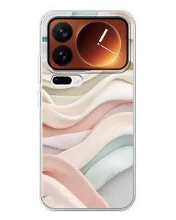 Чехол для Xiaomi 17 Pro с картинкой «Пастельные нежные волны» Чехол для Xiaomi 17 Pro с картинкой «Пастельные нежные волны»