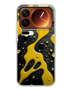 Чехол для Xiaomi 17 Pro с картинкой «Жидкое желтое золото» Чехол для Xiaomi 17 Pro с картинкой «Жидкое желтое золото»