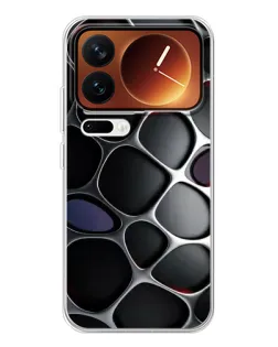 Чехол для Xiaomi 17 Pro с картинкой «Объемная темная решетка» Чехол для Xiaomi 17 Pro с картинкой «Объемная темная решетка»