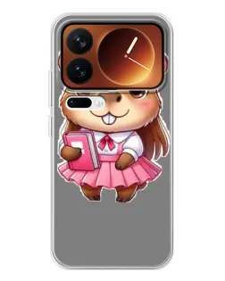 Чехол для Xiaomi 17 Pro с картинкой «Девочка капибара» Чехол для Xiaomi 17 Pro с картинкой «Девочка капибара»