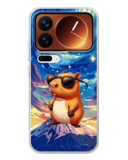 Чехол для Xiaomi 17 Pro с картинкой «Капибара Ван Гога» Чехол для Xiaomi 17 Pro с картинкой «Капибара Ван Гога»