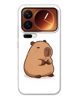 Чехол для Xiaomi 17 Pro с картинкой «Толстенькая капибара» Чехол для Xiaomi 17 Pro с картинкой «Толстенькая капибара»