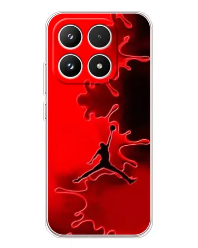 Чехол для Xiaomi 17 с картинкой «Jordan Red Smoke»