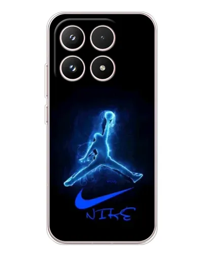 Чехол для Xiaomi 17 с картинкой «Jordan Neon Blue»