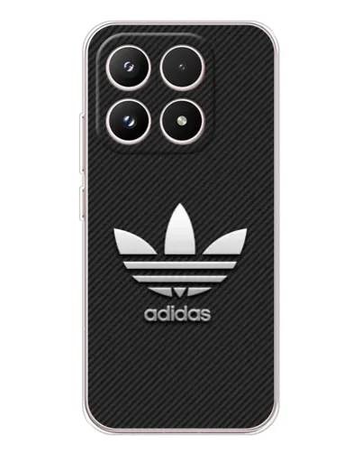 Чехол для Xiaomi 17 с картинкой «Adidas Карбоновая текстура»
