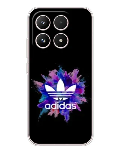 Чехол для Xiaomi 17 с картинкой «Взрыв красок Adidas»