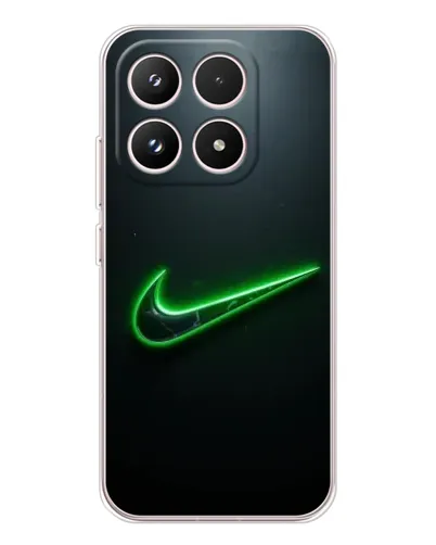 Чехол для Xiaomi 17 с картинкой «Неоновый контур Nike»