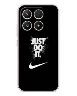 Чехол для Xiaomi 17 с картинкой «Текстовый принт Nike»